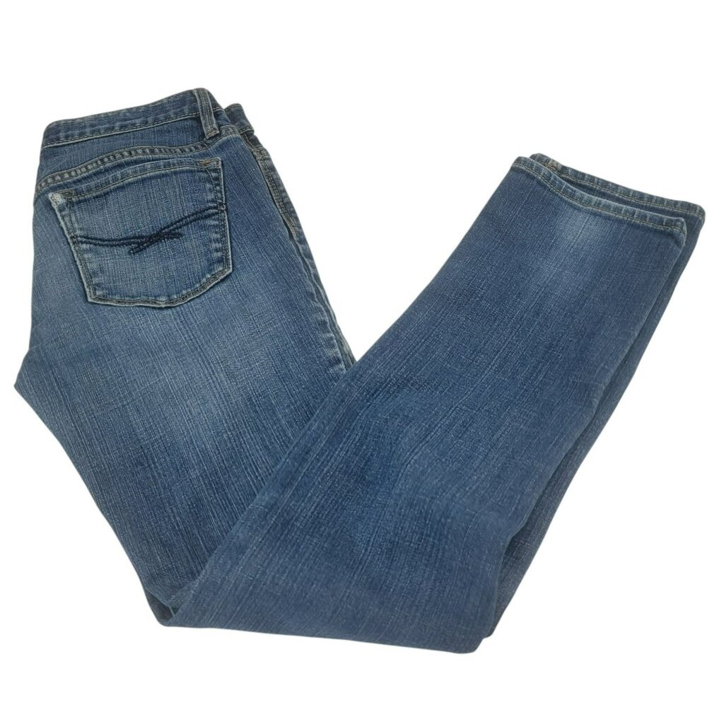 Gap Kids 1969 Super Skinny Jeans, Girls 12R, Blue Denim, Low Rise, Adj Waist,GUC